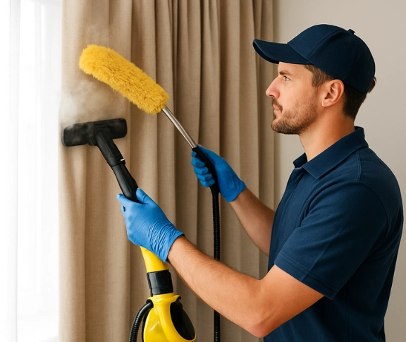 Trusted drapes cleaning technician Matty Curtain Cleaning asquith-nsw QLD