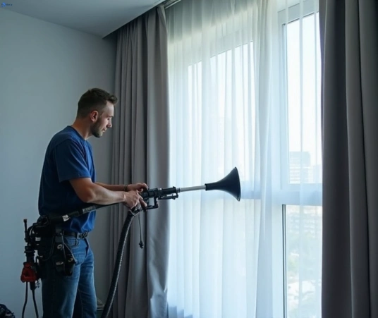 Professional drapes cleaning process tools Matty Curtain Cleaning asquith-nsw