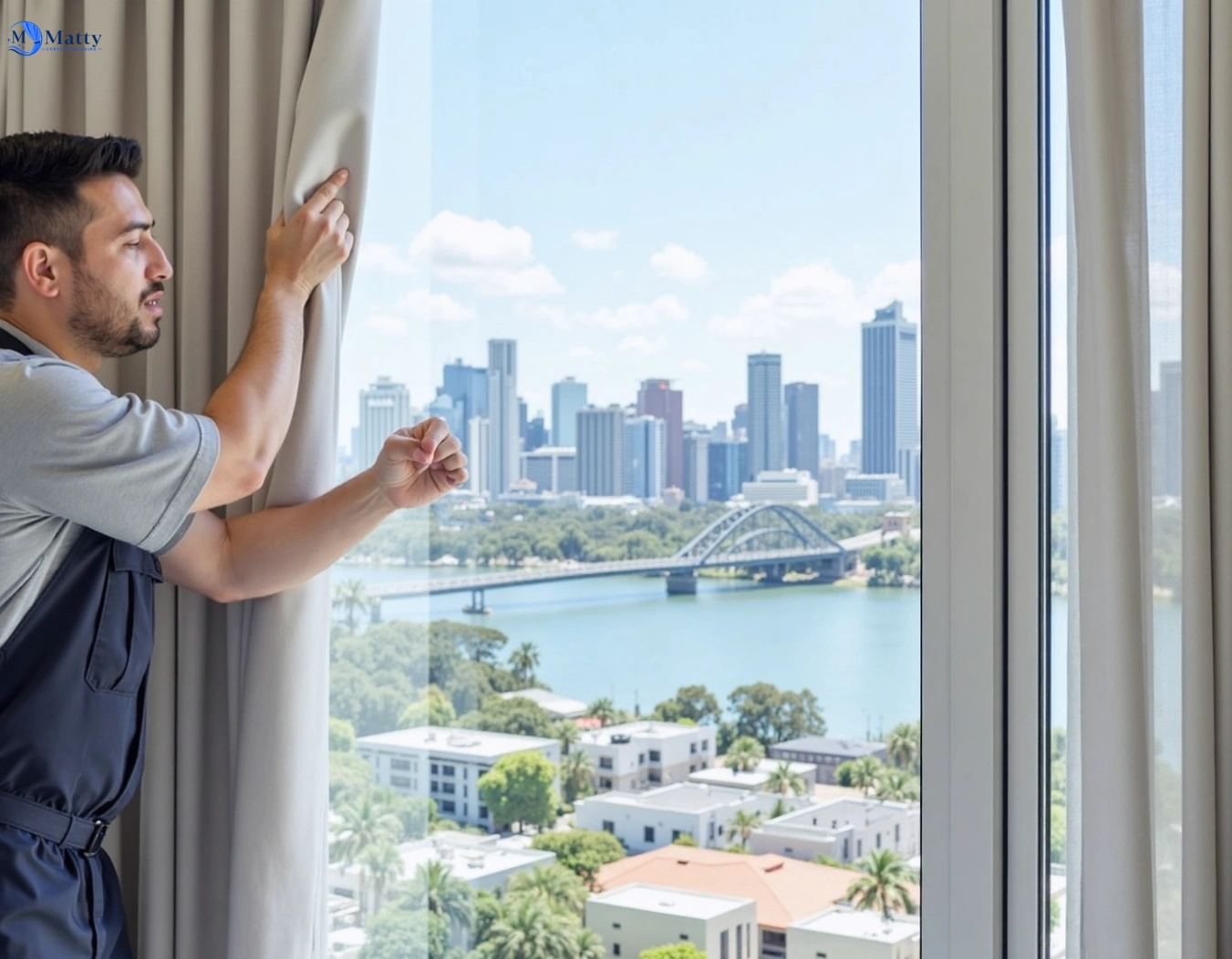 Professional curtain steam cleaning service asquith-nsw QLD by Matty Curtain Cleaning